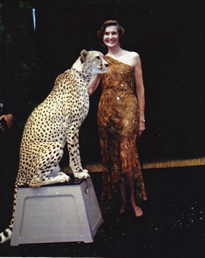 Jinny Martin and cheetah
